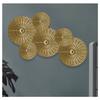 Gold Wall Ornament Iron Wrought Wall Pendants Modern Wall Hanging Decoration  Home Decoration