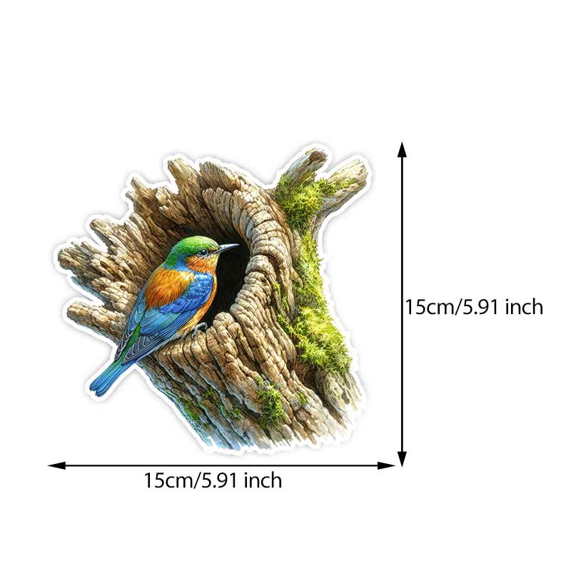 

Bird Nature House Car Stickers Waterproof Vinyl Decals Auto Body Window Bumper Decor Motorcycle Helmet Stickers TM176 B-15cm Longest Side