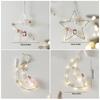 Five-Pointed Star/Moon Decorative Pendant Winter Ceiling Window Ornament Elegant Wall Hanging Christmas Tree Decoration