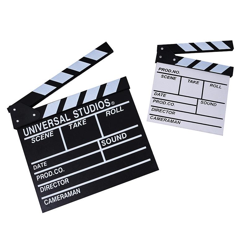 Wooden Director's Clapperboard: Creative Decorative Prop for Photos and Films
