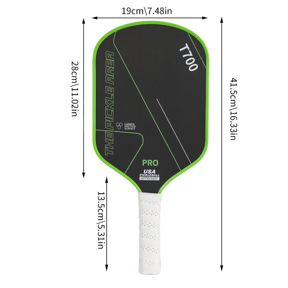 Frosted Surface Pickleball Paddle Carbon Fiber Pickle Ball Paddle Professional Game Supplies