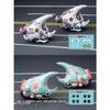 Wave Seiji Kaku Ookabutomaru Dynastes Clear Non-Scale Pre-Colored Plastic Model Kit KM-100 (Approx. 5cm Tall)