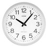 CASIO Wall Clock, Radio-Controlled, Silver, Analog, Nighttime Second Hand Stop, IQ-482J-8JF