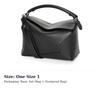 Loewe Puzzle Cow Leather Puzzle Bag, Shoulder Bag, Crossbody Bag, Handbag Regular Women's Black A510P49X14-1100