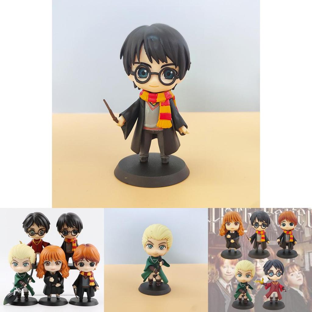 Exquisite 5pcs Harry Potter Characters Doll Set Featuring Hermione Potter And Ron For Collectors