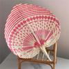 Bamboo Straw Woven Fans Natural Hand Fan Home Decor Rattan Fan  Bedroom