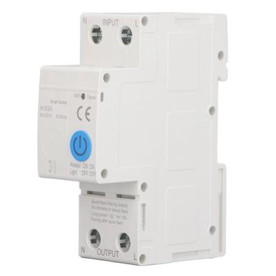 For ZigBee Smart Circuit Breaker 2P 63A Voice Control APP Remote Control Circuit Breaker Switch with Metering AC230V