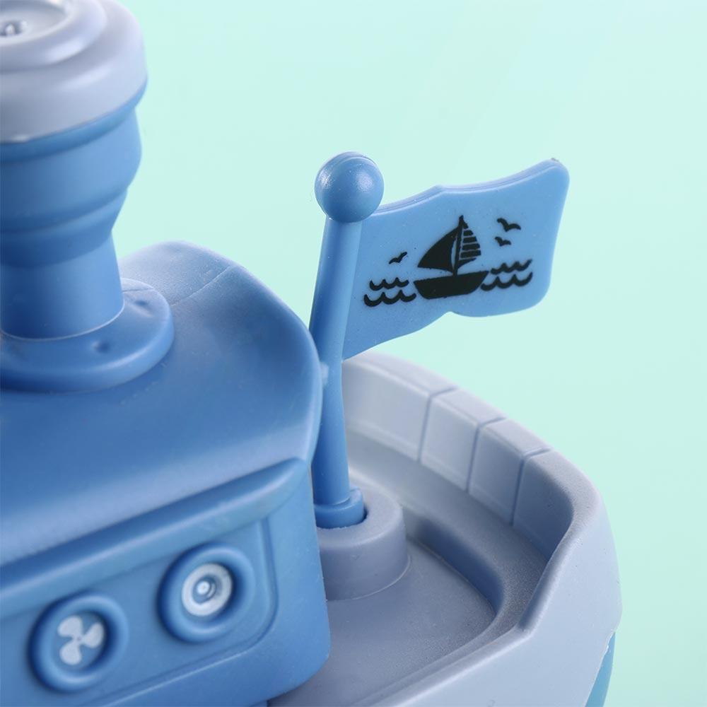 Floating Ship Game Swimming Beach Game Baby Bath Toys Cartoon Ship Toy Clockwork Boat Wind Up Toy