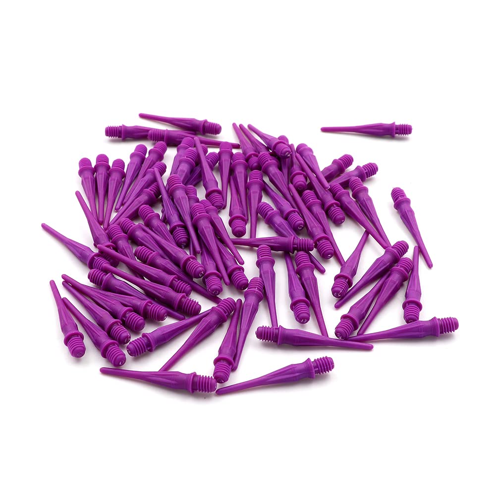 CUESOUL TOUCH-2BA soft tip dart points, 80 pieces, black