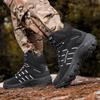 Outdoor Hiking Shoes Men High-top Boots Men Shoes Comfortable Casual Breathable Shoes Men Thick-soled Combat Boots Men