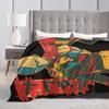 One Punch Man Saitama Anime Graphic Super Warm Blanket  Picnic Plush Bedding Throws Print Flannel Bedspread Sofa Bed Cover