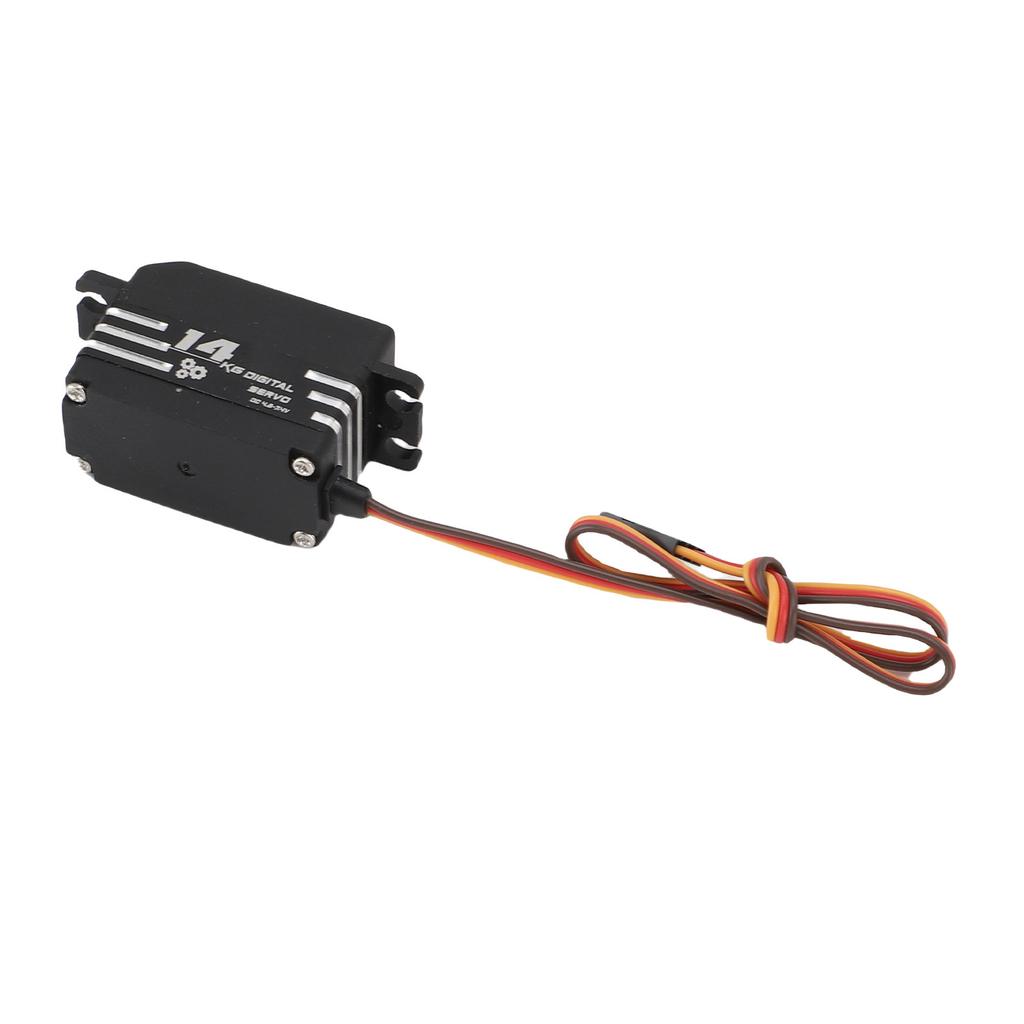 Digital Servo Motor 180 degrees  Rotation 14KG High Speed Torsion Servo Motor for RC Car Truck Crawler Boat Robot