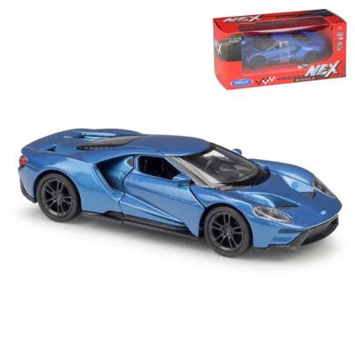 1/36 Ford GT Racing Car Toy Model For Children 5'' RMZ CiTY Diecast Alloy Miniature Model Pull Back Collection Gift Kid Boys
