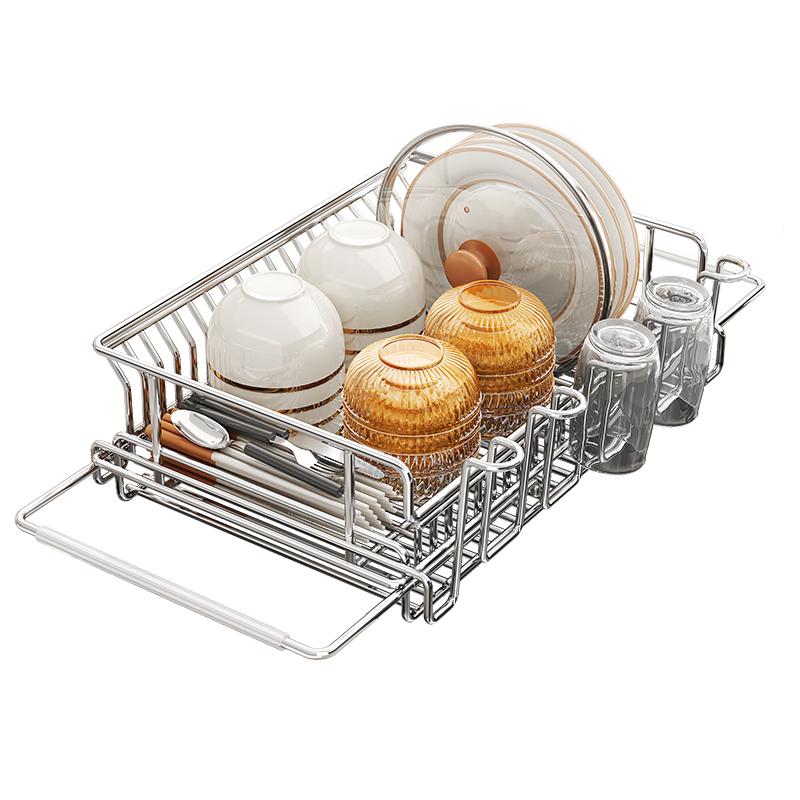 Shuaishi 304 Edelstahl Küchenspüle Abtropfgestell & Korb