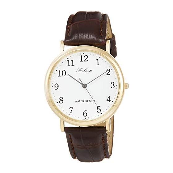 [Citizen QQ] Watch Analog Waterproof Leather Strap Q996-104 Men s Brown