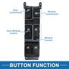 1 AUTO Front Left Power Window Switch for Kia Carens 2007-2012 No935701D1013W