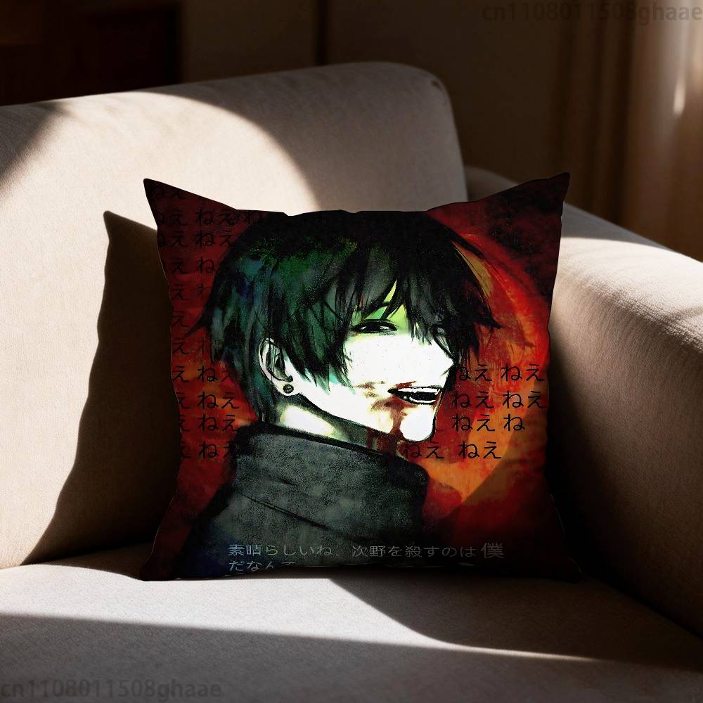 Zeno Remake Anime Pillow Case Sofa Living Room Bedroom Headboard Backrest Cushion Square Cushion Nap Time