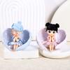 Rainbow Angel Car Ornament Set 4 Styles Ballet Girl Mini Figurine Cute Desk Gift for Graduation