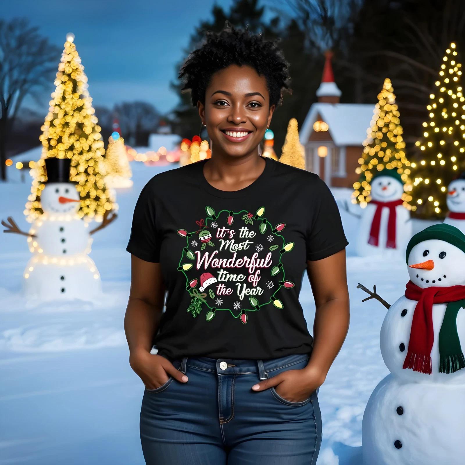 It s the Most Wonderful Time of the Year Merry Christmas Tee T shirt S