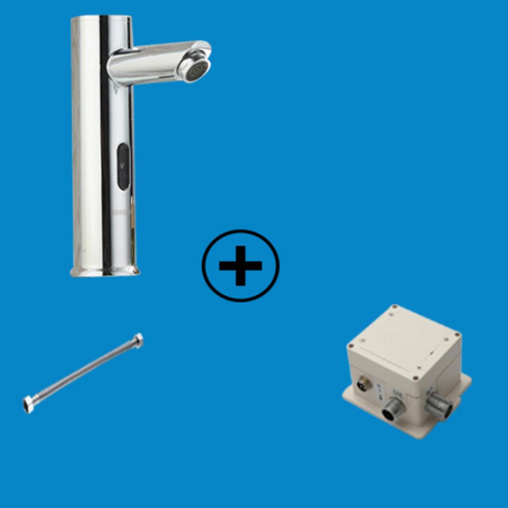 Robinet de apă pentru chiuvetă cu senzor automat din aliaj, baterie automată fără atingere