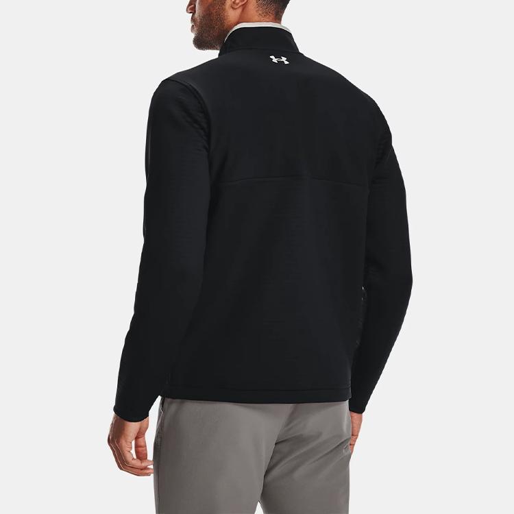 Under Armour Storm Daytona Half-Zip Pullover Sport Sweatshirt Men Tops Black 1366280-001