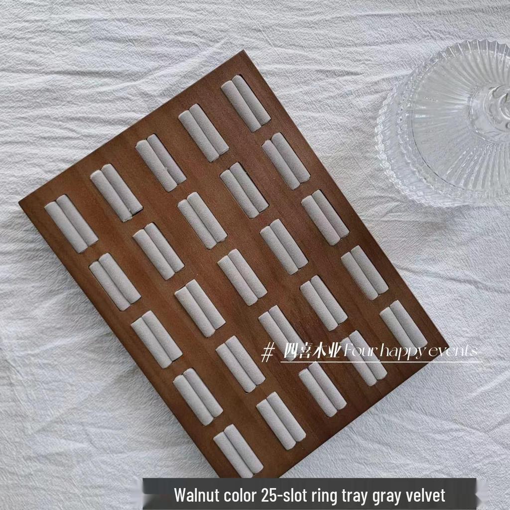 Wooden Necklace Display Stand for Jewelry Photography