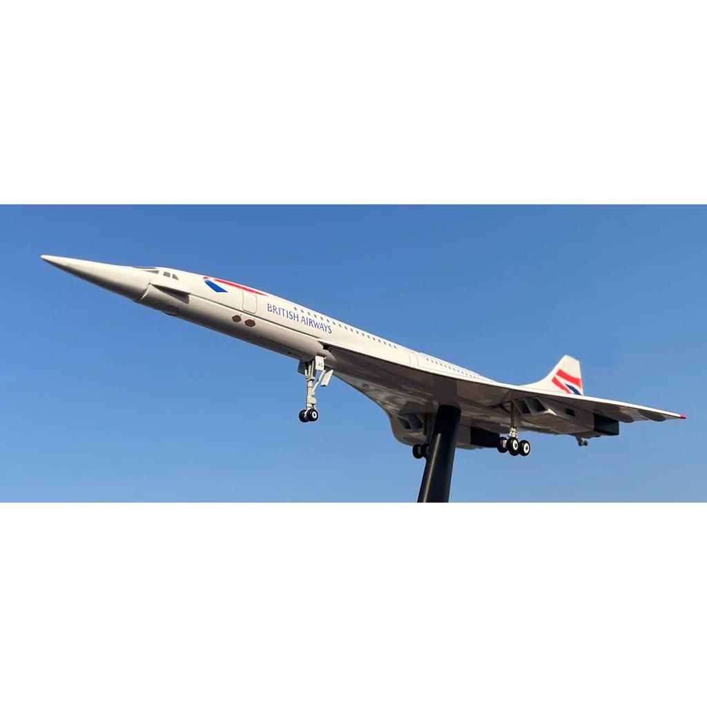 1/200 British Concorde Aircraft Model G-BOAG  Alloy Finished Product Collection Model