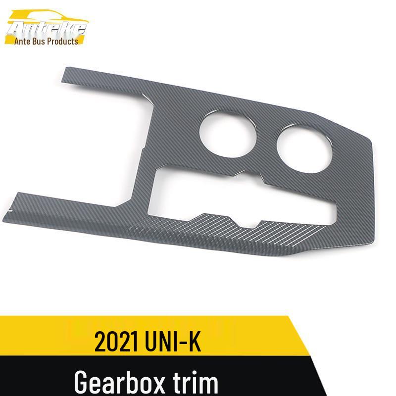 21 UNI-K Gear Shift Decorative Frame - Electroplated Plastic Center Console & Cup Holder Accents