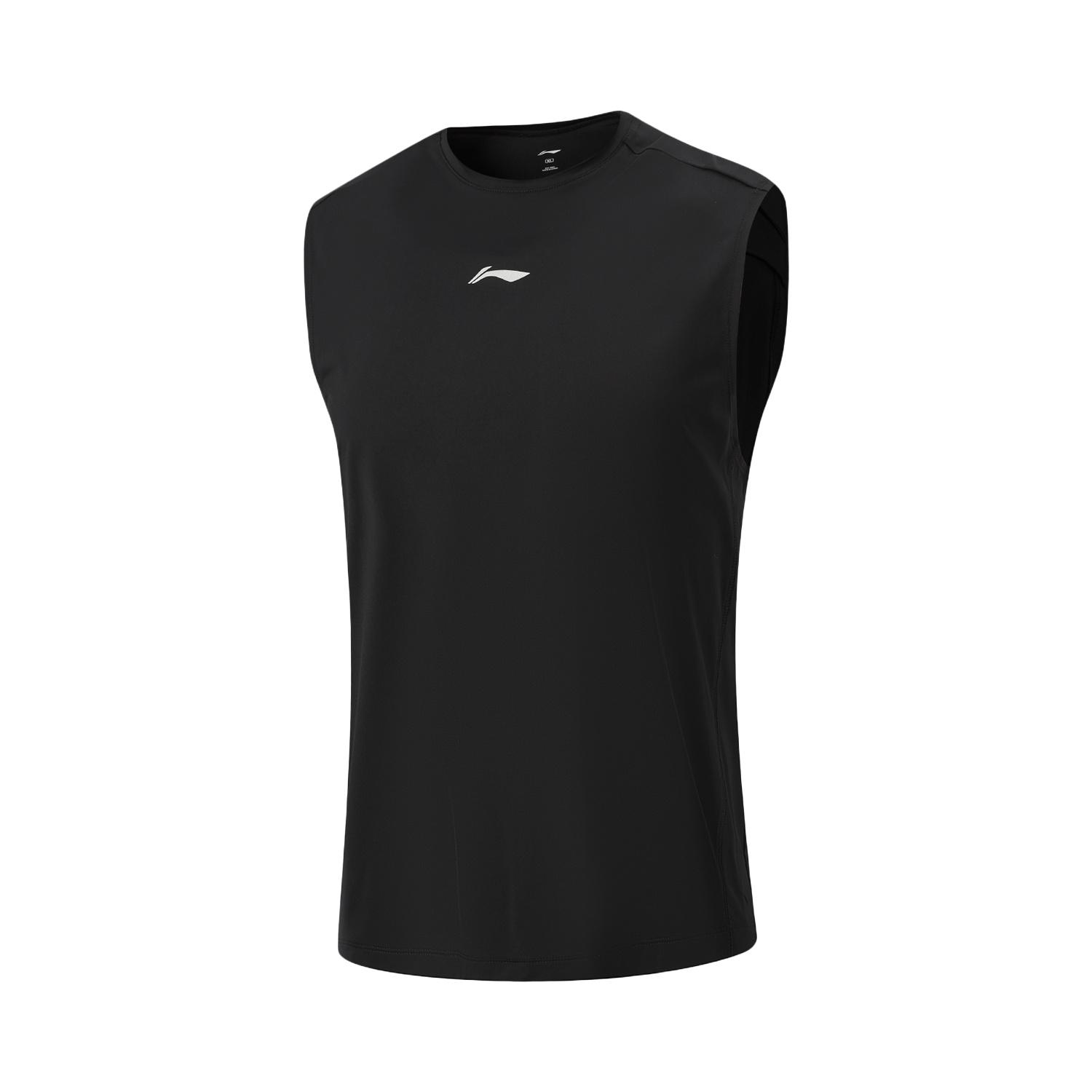 

Li Ning Fitness Series Round Neck Logo Letter Stitching Sports Vest Men vest AVSW071-5 XXXL