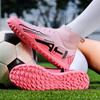 Kinder/Herren Socken Mund Fußballschuhe Gummi Weiche Sohle Kurzen Nagel Kunstrasen Leder Jugend Kinder Fußballschuhe