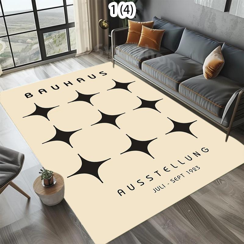 

Modern Art Carpet Mat Rug Home Decoration Living Room Floor Rug Geometric Pattern Minimalist Style Indoor Area Rug Carpet 40x60cm