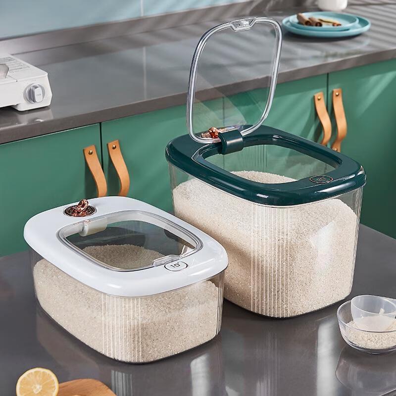 Fango Large Pure White Insect-Proof Rice & Flour Storage Bin