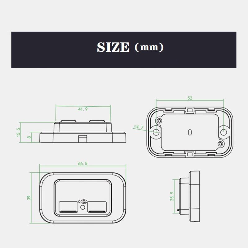 Dual Usb Car Charger Socket 5v 3.1a Multi Port Switch Panel Modified Usb Charging Plug Mount For Rv