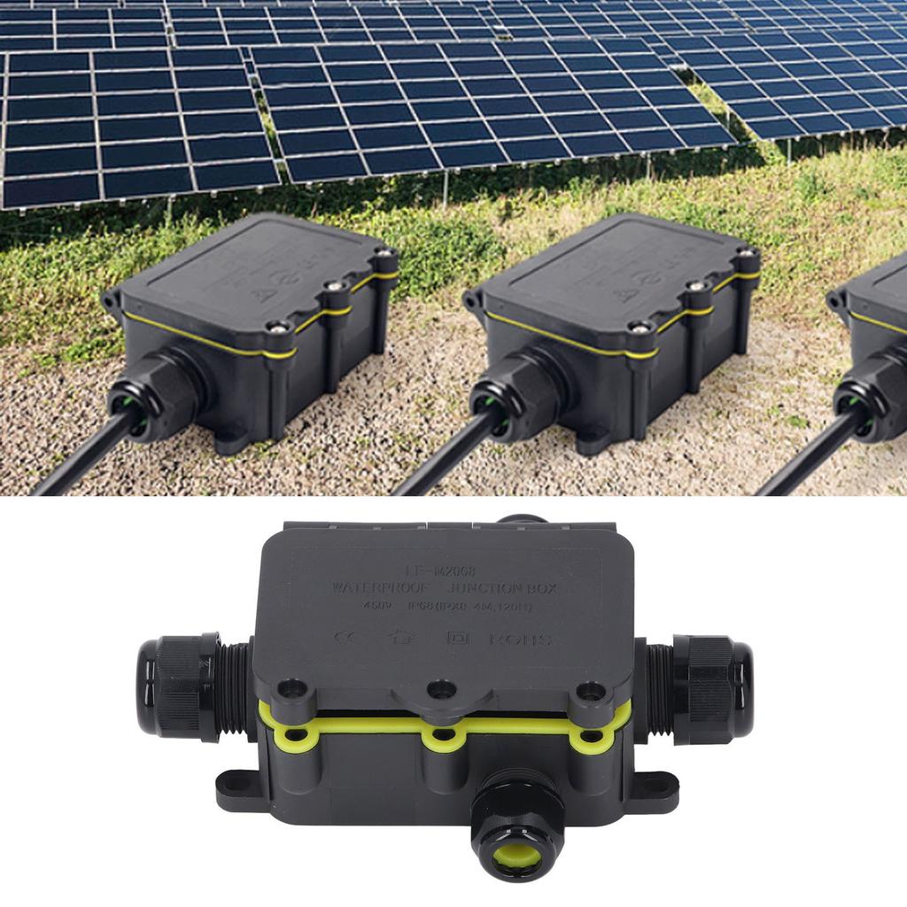 4-utas elosztódoboz IP68 vízálló külső elektromos tápkábel doboz földalatti kábelcsatlakozó 450