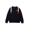Nike Customizable  Outdoor Sports Breathable Chinese Style Versatile Letter Logo Round Neck Sweatshirt Unisex Sweatshirt Black BV2667-010(TEAM702-C15)