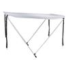 Boat Top Replacement Cover Aluminum Alloy Frame Waterproofing Oxford Cloth Sun Shelter Awning Cover for Canoes Kayaks