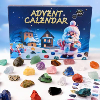 Christmas Advent Calendar Children's Crystal 24 Day Christmas Countdown Calendar Children's Gift