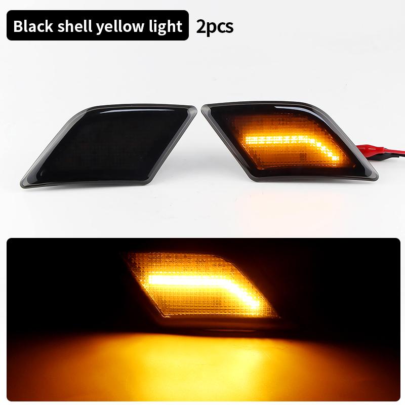 

For Mercedes Benz C180 C200 C230 C250 C280 C300 C350 2pcs LED Front Bumper Side Marker Lights Turn Signal Lamp OEM#: 2048200121