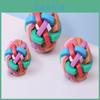 Colorful Bell Ball For Dogs Interactive Pet Toy Tpr Material Weight 116g