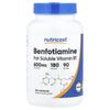 Benfotiamine, 180 Capsules (300 Mg Per Capsule)