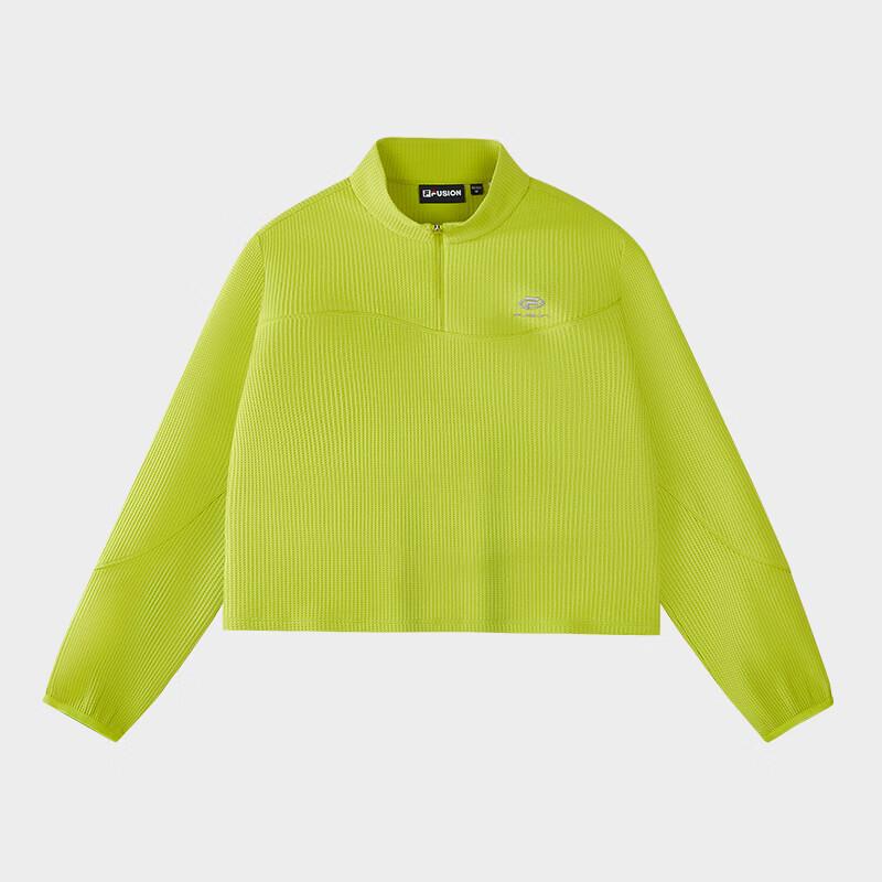 FILA FUSION Women s Half-Zip Pullover Knit Top L