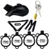 Resin CB Lock Chastity Lock Male Penis Cage Chastity Gay Sex Toys Cock Ring Urethral Chastity BDSM