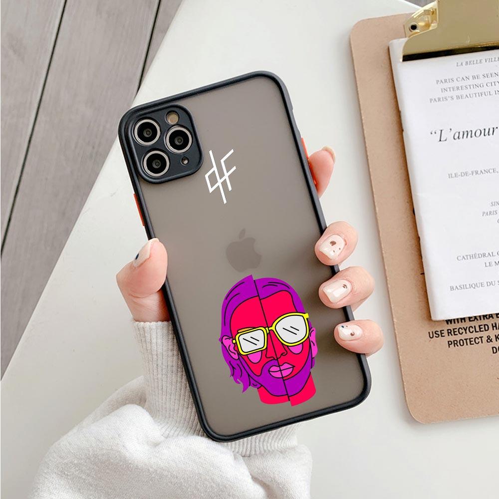PNL QLF Rapper Singer Phone Case For iPhone 16 15 11 12 14 13 Pro Max Mini X XS XR 7 8 Plus SE Shockproof Matte Cover Fundas