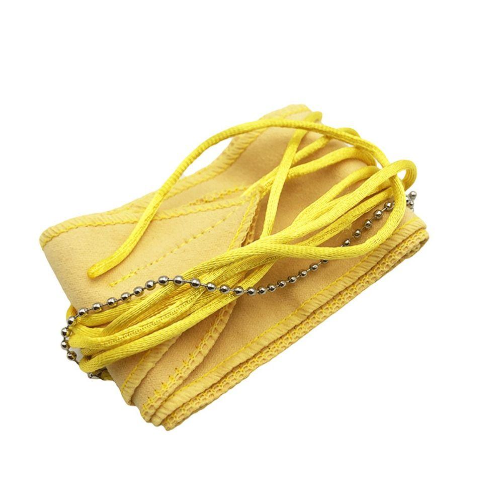 

Cleaning Care Clarinet Cleaning Cloth with Strap Inner Chamber Cleaner Oboe Cleaning Cloth