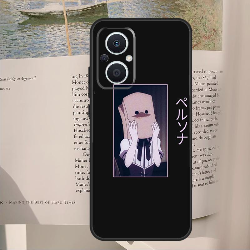 Sad Japanese Anime Aesthetic Cover For OPPO Reno 14 13 11 10 Pro 12F 11F 13F 14F 7 8 Lite OPPO Find X6 X5 X8 X9 Pro Case