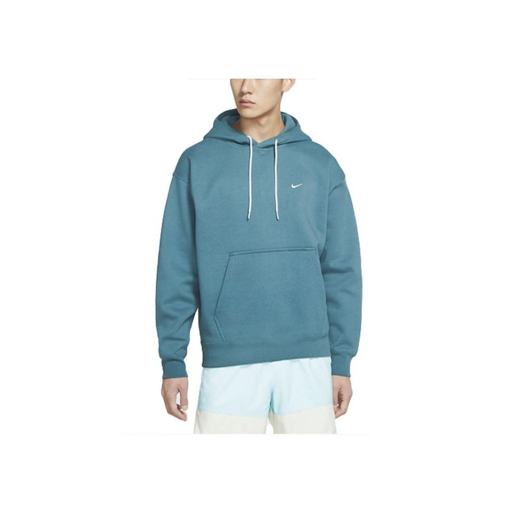 Nike Embroidered Logo Fleece Hoodie Men Tops Dark-Green DA0316-387