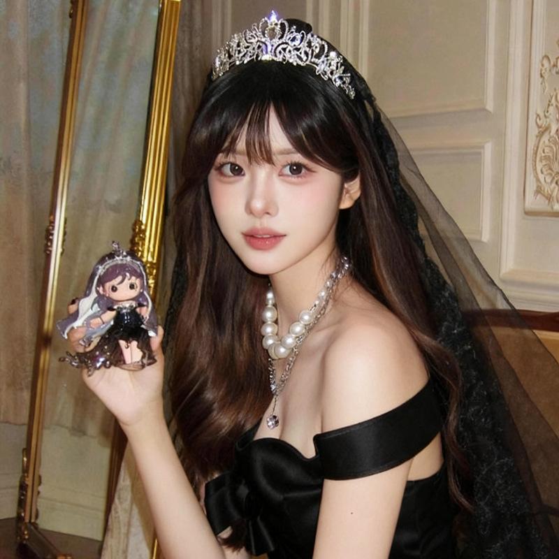 New Bridal Tiara Crown Luxury Wedding Jewelry Rhinestone Headband Princess Birthday Alloy Crown