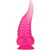 Octopus Tentacle Anal Plug Oversized Transparent Crystal Simulation Dildo Female Masturbator