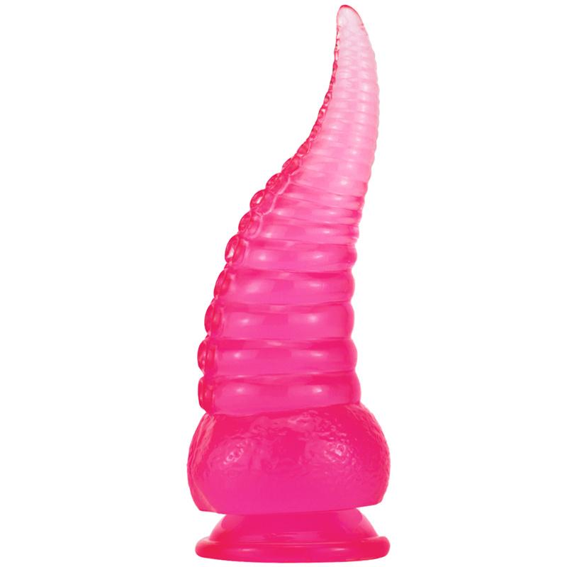 Octopus Tentacle Anal Plug Oversized Transparent Crystal Simulation Dildo Female Masturbator