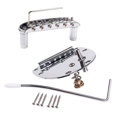 Metal Tremolo Bridge Set for Guitar Replacement Accessories